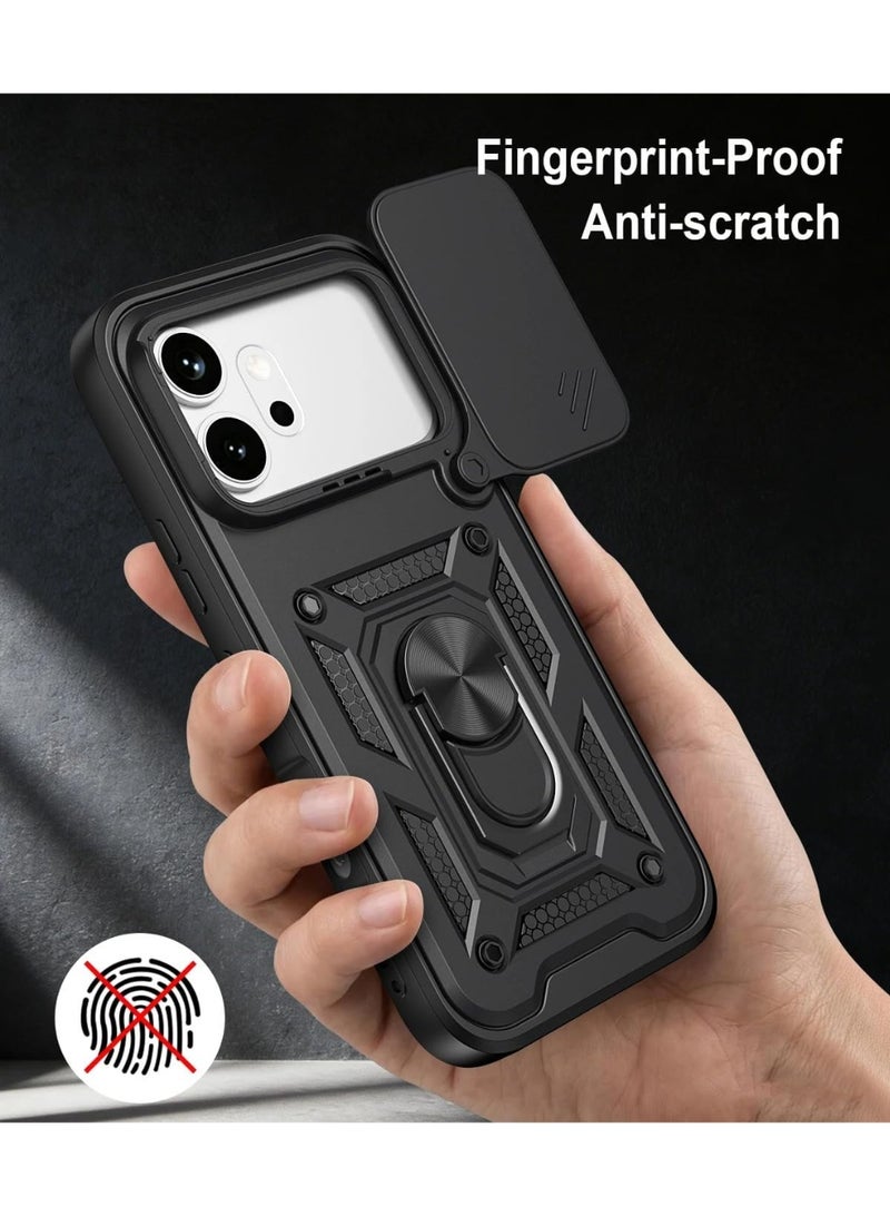 CHEROSIN Phone Cover for Honor 600/ Honor 600 Pro 5G with Slide Camera Cover Drop Protective Phone Case with Magnetic Car Mount Holder - Image 5