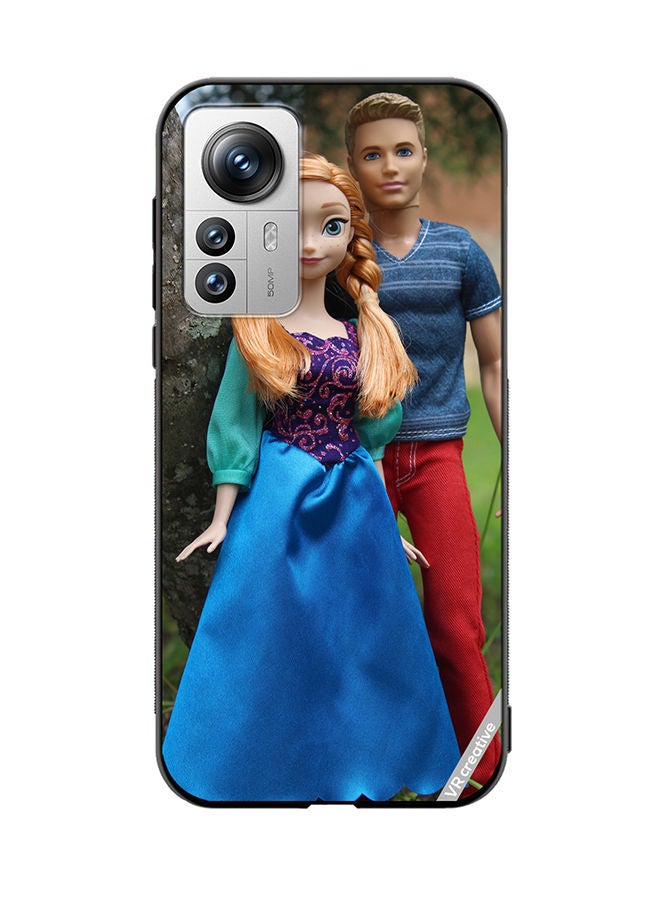 VR CREATIVE Protective Case Cover For Xiaomi 12 Pro Barbie With Boy Design Multicolour - Image 1