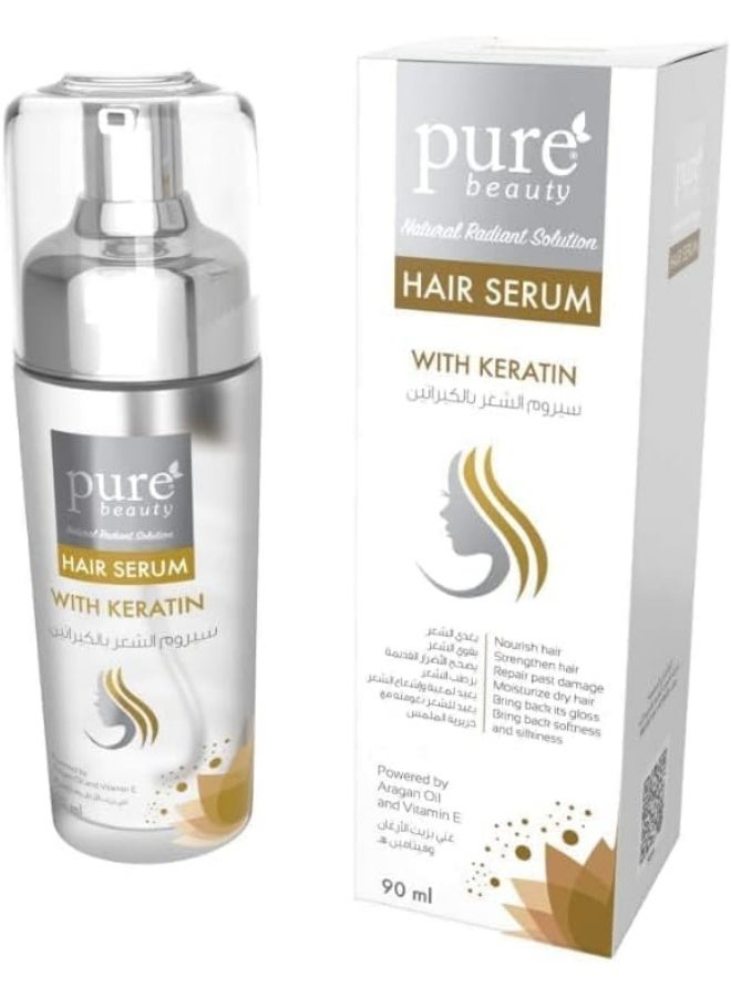 Pure beauty hair Serum with Keratin - 90 ml