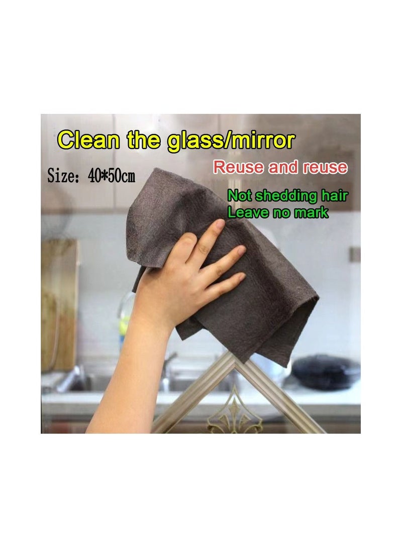 1-Piece Magic Cleaning Cloth,All-Purpose Streak Free Reusable Microfiber Cleaning Rags for Dusting, Windows, Glass, Kitchenware, Cars  - Image 1