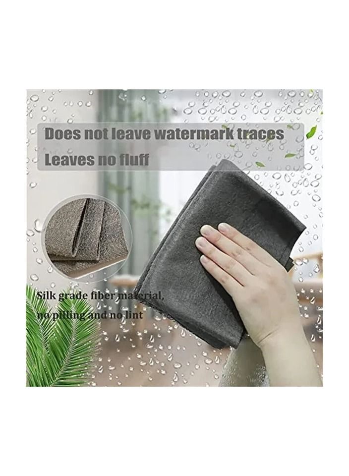 1-Piece Magic Cleaning Cloth,All-Purpose Streak Free Reusable Microfiber Cleaning Rags for Dusting, Windows, Glass, Kitchenware, Cars  - Image 5