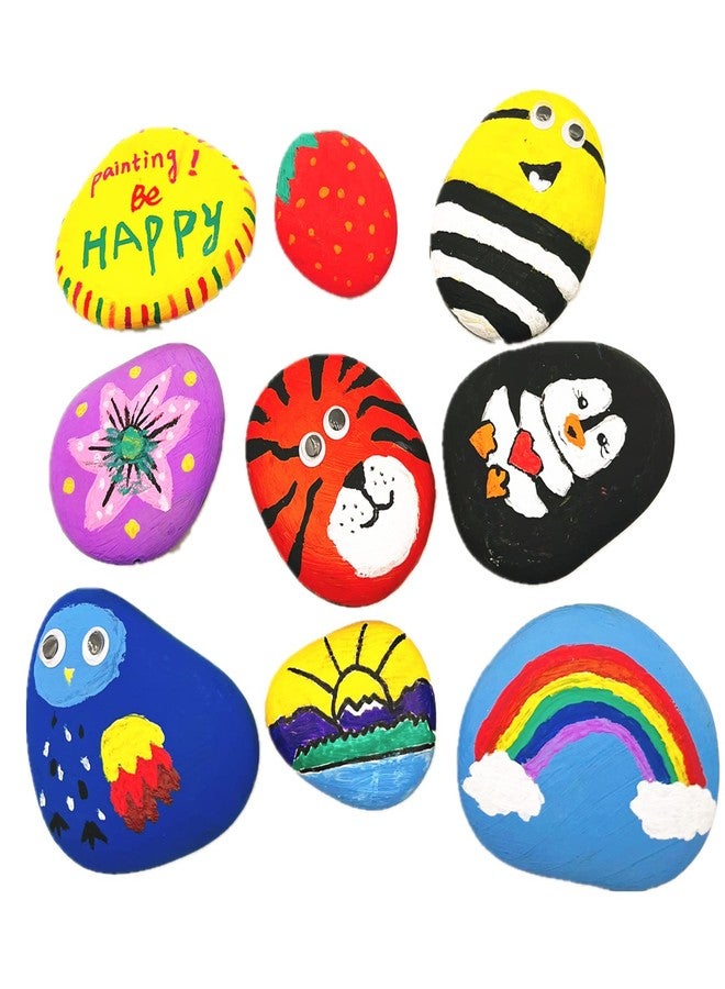 Lifetop 16PCS Painting Rocks, 2"-3" Natural River DIY Rock Flat & Smooth Kindness Rocks for Arts, Crafts, Decoration, Medium Stone for Painting,Hand Picked - Image 5