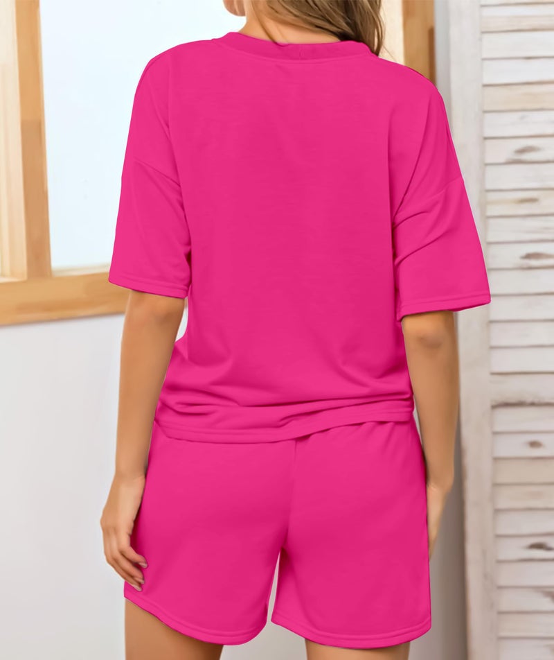 SHODOX® Womens Cotton Blend Printed Tshirt and Shorts Co-ords Set (Pack of 1) - Image 2
