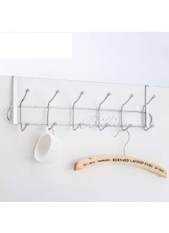 Lemoza Lemoza Multifunctional Metal Chrome Finish Door Hook OrganiserWall Hook Hanger for Hanging Clothes Jeans Umbrellas Jackets Scarfs Bags Keys Towel in Room Kitchen Bathroom  - Image 4