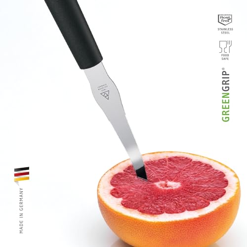 triangle Grapefruit Knife - 4” Micro-Serrated Stainless Steel Blade - Lightweight, Balanced GreenGrip Handle - Dishwasher Safe - Made in Germany - Image 2