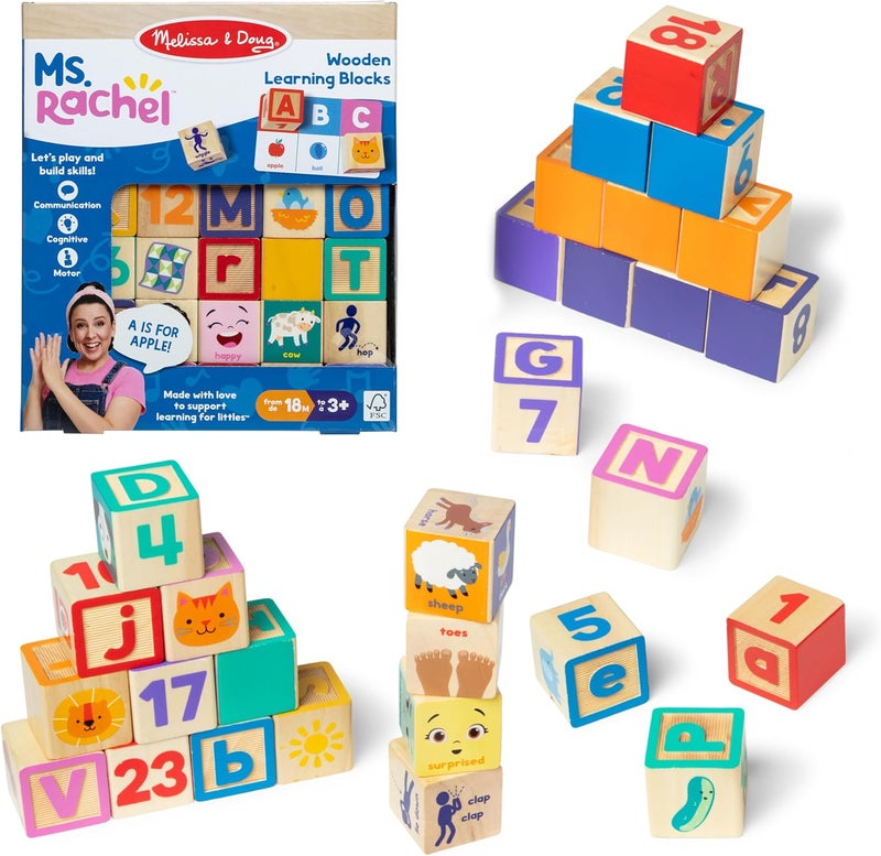 Melissa & Doug كتل السيدة راشيل + بطاقات النشاط - Image 1