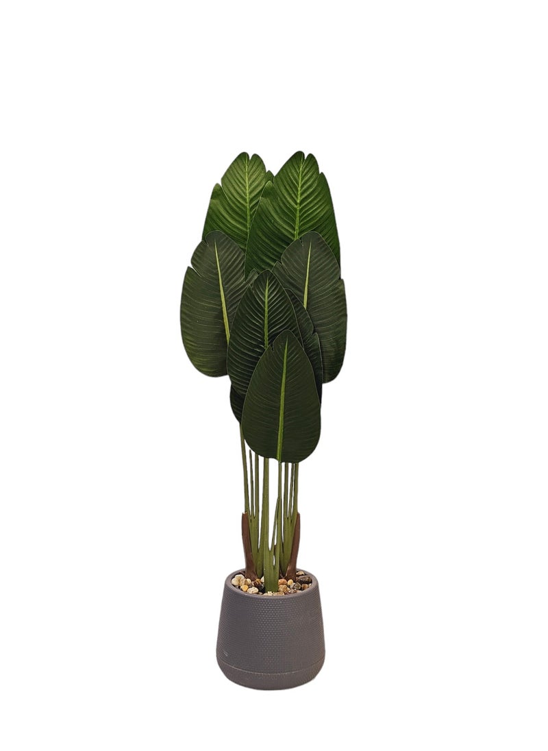 AL KHALDIYA Artificial decorative plant tree with pot, 130 cm  - Image 1