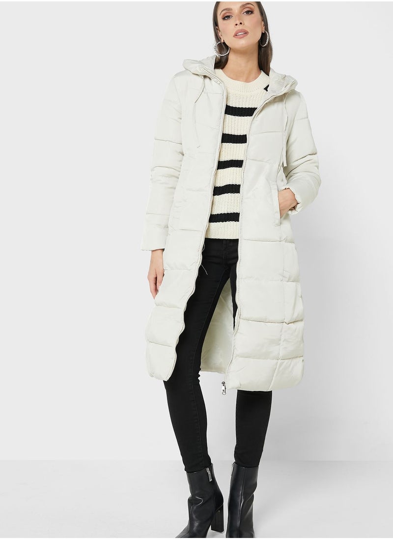 ELLA - Puffed Zipper Coat - Image 1