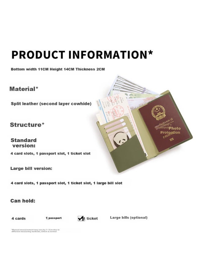 Mood New Leather Short Wallet Card Holder Passport Case Travel Essential Gift For Women - Image 4