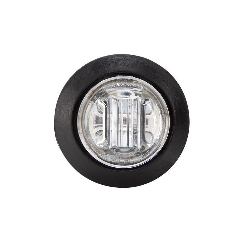 Maxxima M09300RCL Red 3/4" Round LED Clear Lens Combination Clearance Marker Light - Image 5