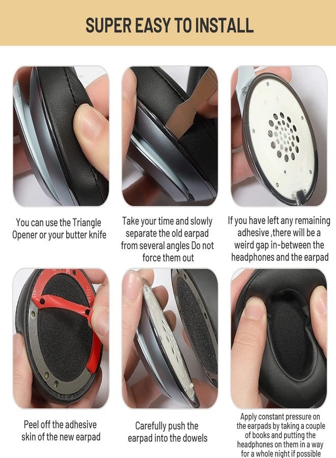 Sodorous Studio 3 Ear Pads Cushions Replacement Earpads for Beats Studio 2 & Studio 3 Wired & Wireless Headphones, Ear Cushions Memory Foam Earpads with Soft Protein Leather -Rose Gold - Image 5