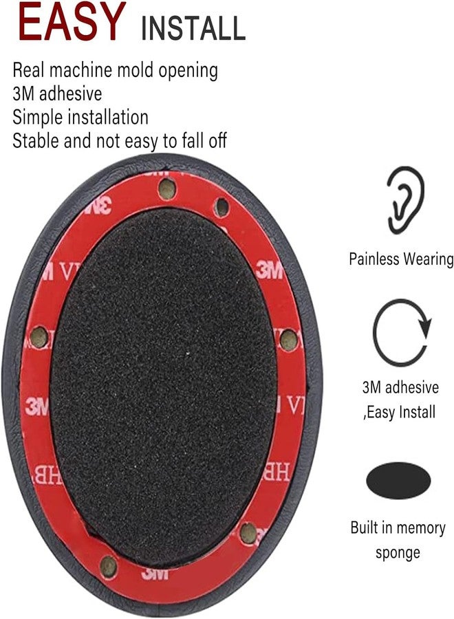 Sodorous Studio 3 Ear Pads Cushions Replacement Earpads for Beats Studio 2 & Studio 3 Wired & Wireless Headphones, Ear Cushions Memory Foam Earpads with Soft Protein Leather -Rose Gold - Image 3