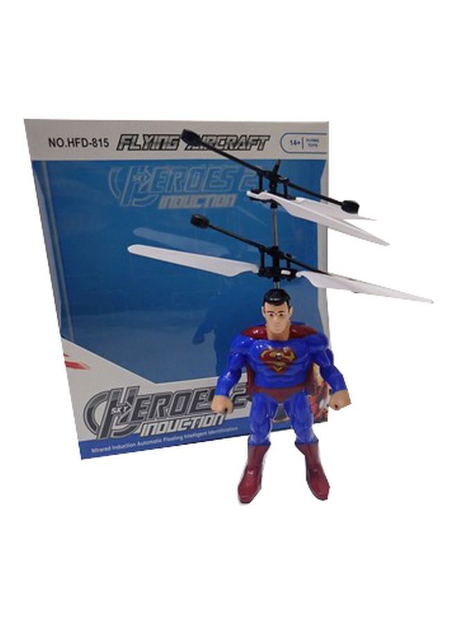 NIBEMINENT Sky Heroes 2 Induction Flying Aircraft Superman Toy HFD-815  - Image 1