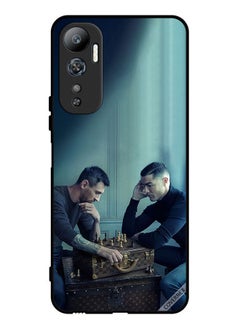 Covernex Protective Case Cover For Infinix Hot 20 Messi Vs Ronaldo Play Chess  - Image 1