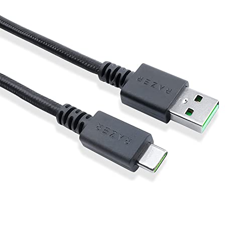 HUYUN USB C to USB Data Charging Cable Compatible for Razer BlackWidow V3 Pro Deathstalker V2 Pro Mechanical Wireless Gaming Keyboard - Image 4