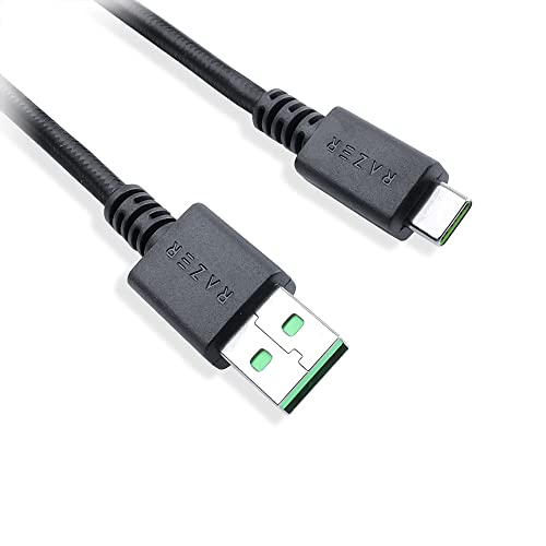 HUYUN USB C to USB Data Charging Cable Compatible for Razer BlackWidow V3 Pro Deathstalker V2 Pro Mechanical Wireless Gaming Keyboard - Image 5