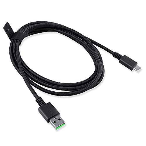 HUYUN USB C to USB Data Charging Cable Compatible for Razer BlackWidow V3 Pro Deathstalker V2 Pro Mechanical Wireless Gaming Keyboard - Image 1