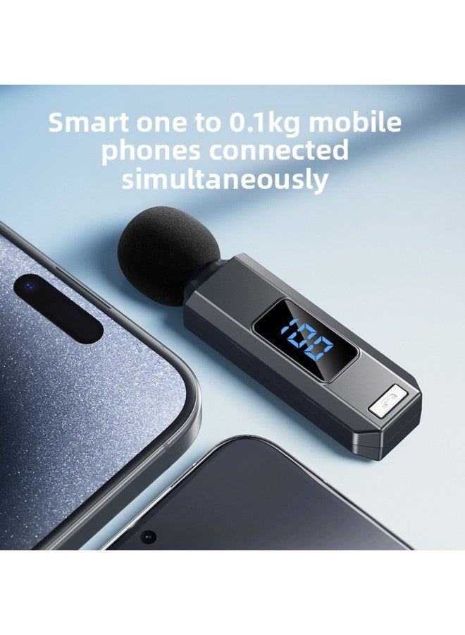 M1 Microphone Bluetooth Headset Wireless Lover High Definition Call Noise Reduction Sports Live K-song Long Endurance-Color:Black + Single Ear Cable  - Image 3