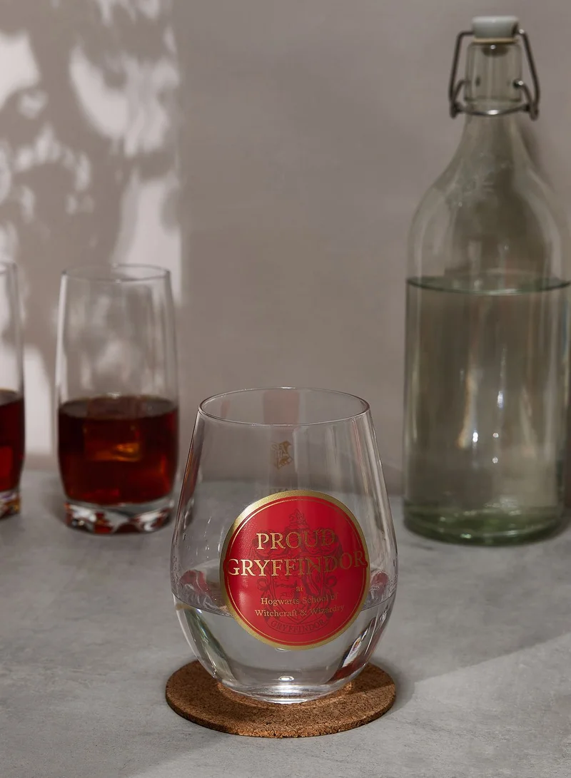 Half Moon Bay Harry Potter Proud Gryffindor Glass Tumbler Boxed 325Ml