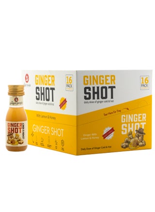 Ginger Shot With Lemon And Honey 30ml Pack Of 16 - view 5