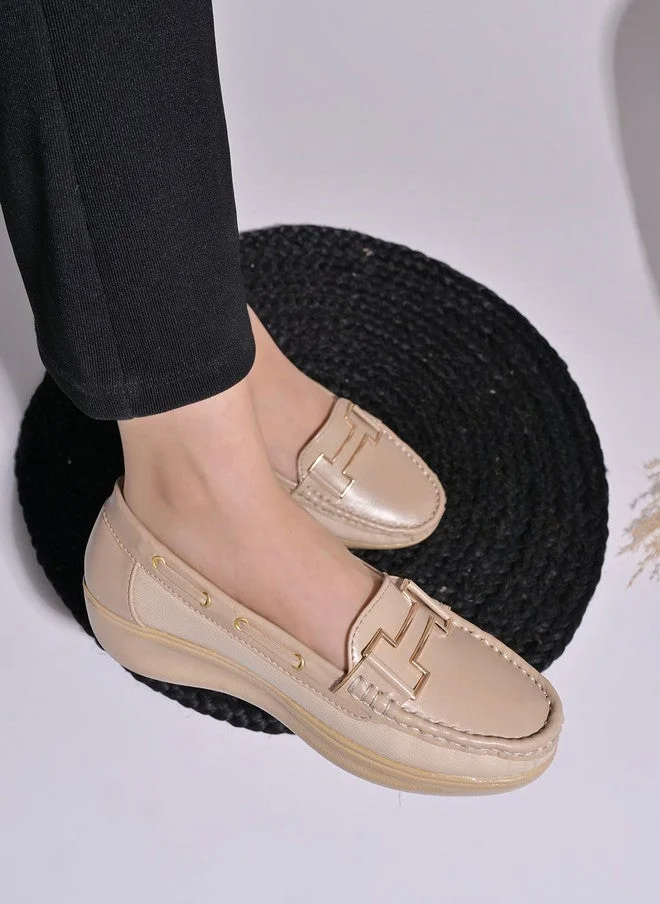 Shoetopia Shoetopia upper Buckle Detailed Loafers for Women & Gilrs
