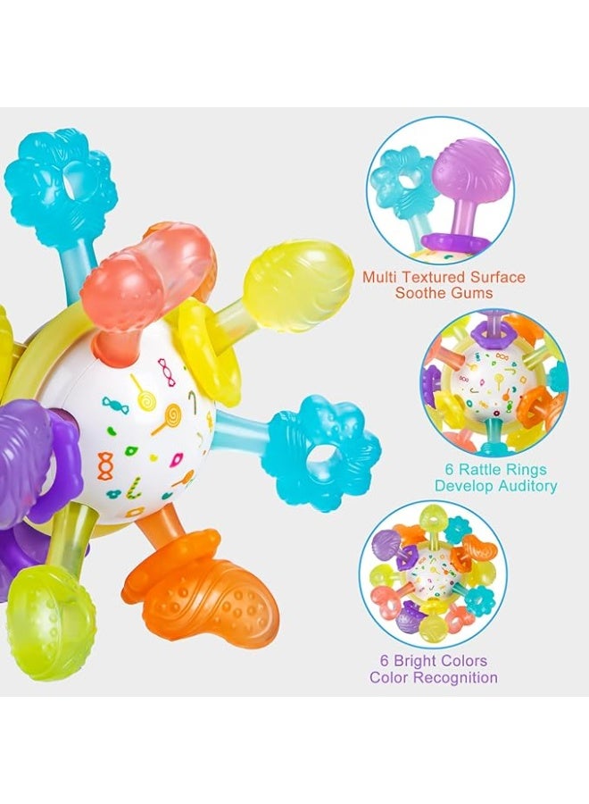 عربست ألعاب مونتيسوري الحسية للأطفال الرضع من 0-6 6 6-12 شهرًا، ألعاب تسنين للأطفال الرضع 0 3 6 6 9 12 18 شهرًا، ألعاب تعليمية تنموية للأطفال حديثي الولادة هدايا للأطفال بعمر سنة و2 سنة للأولاد والبنات - Image 3