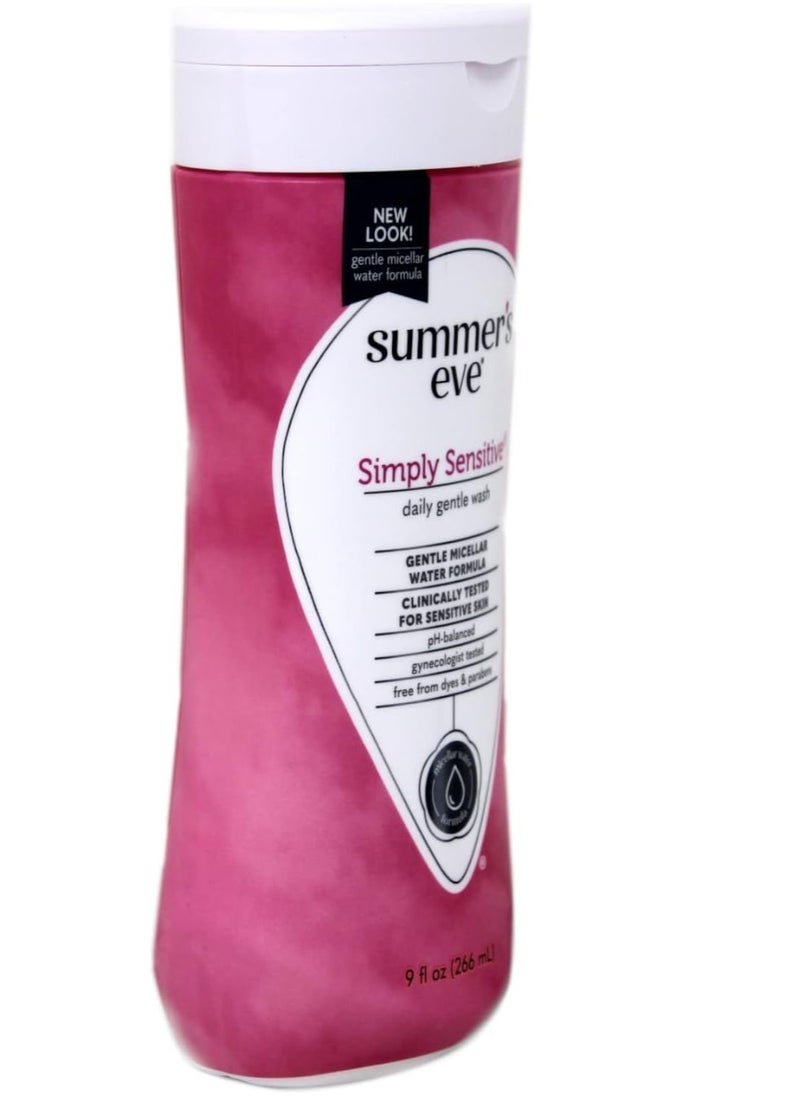 Summer's Eve - Summer's Eve Simply Sensitive Cleansing Wash, 266 ml (Pack of 1) - Image 1