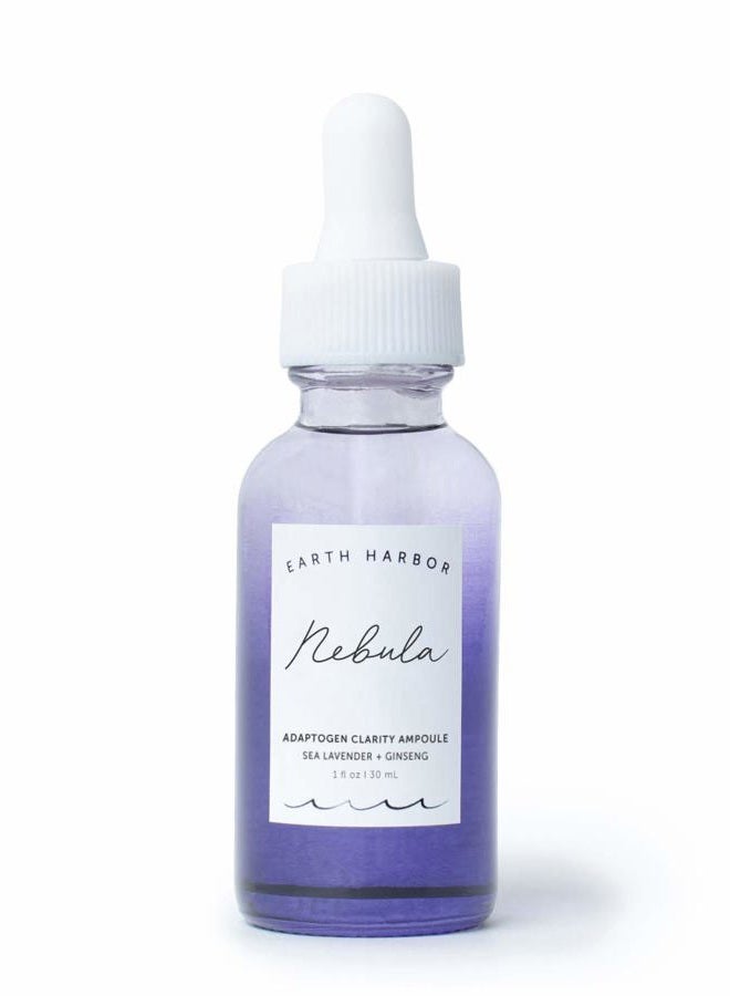 Earth Harbor NEBULA Adaptogen Clarity Ampoule - Clarifies & Balances Chaotic Skin | Synthetic-Free + Vegan | Squalane & Ginseng Adaptogens |1 fl oz - Image 1