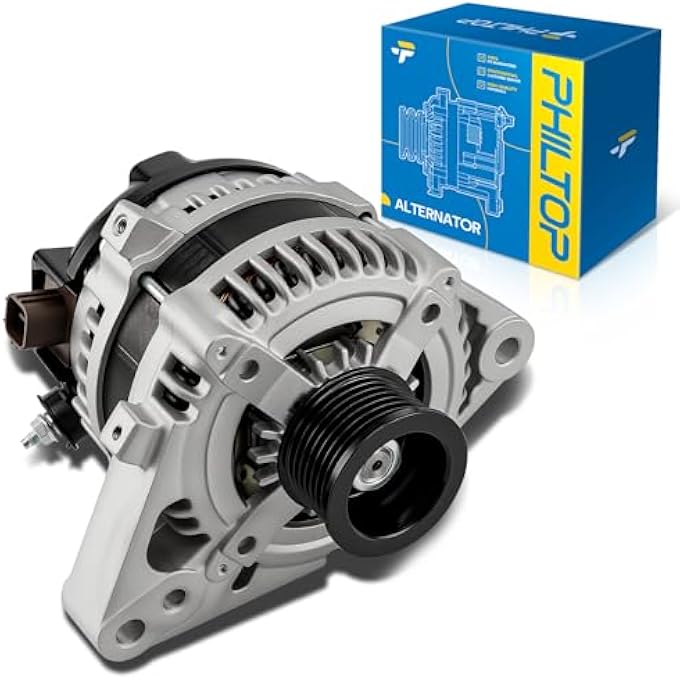 PHILTOP New Alternator Compatible With 2005-2015 Toyota Tacoma 4.0L V6, 2006-2010 Toyota Tundra 4.0L V6 11138N - Image 1
