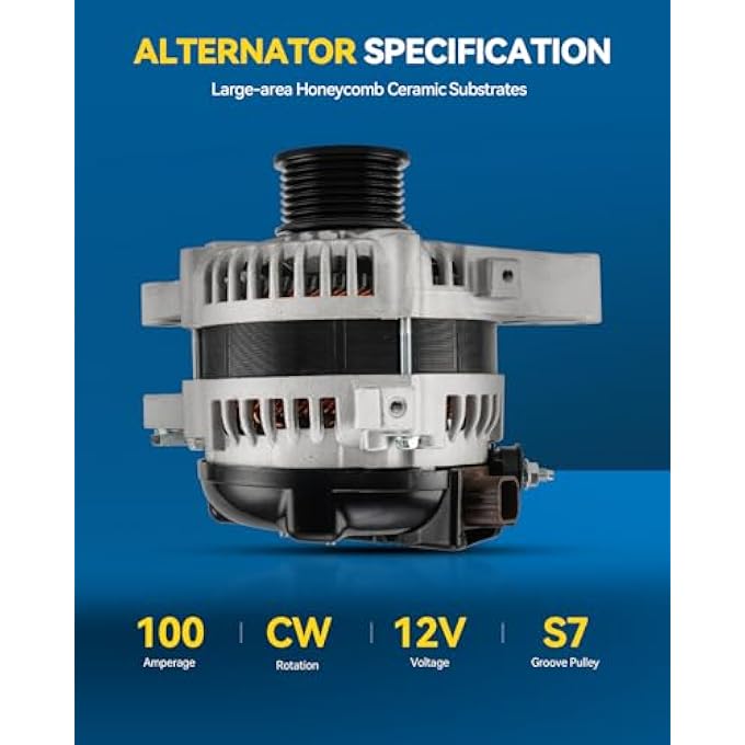 PHILTOP New Alternator Compatible With 2005-2015 Toyota Tacoma 4.0L V6, 2006-2010 Toyota Tundra 4.0L V6 11138N - Image 4