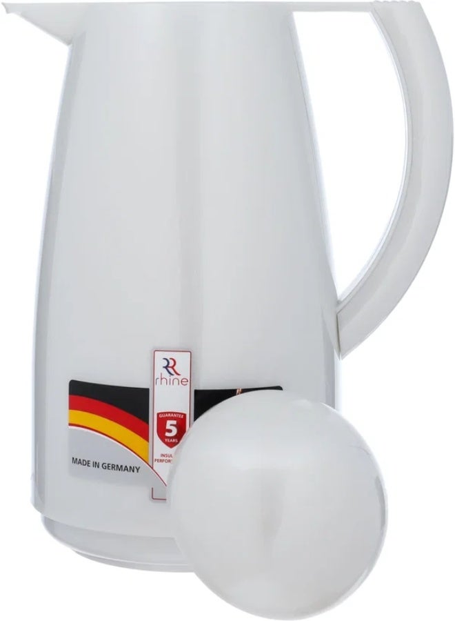 RHINE thermos, 1 liter, glass inner container, plastic outer shell - silver - Image 4