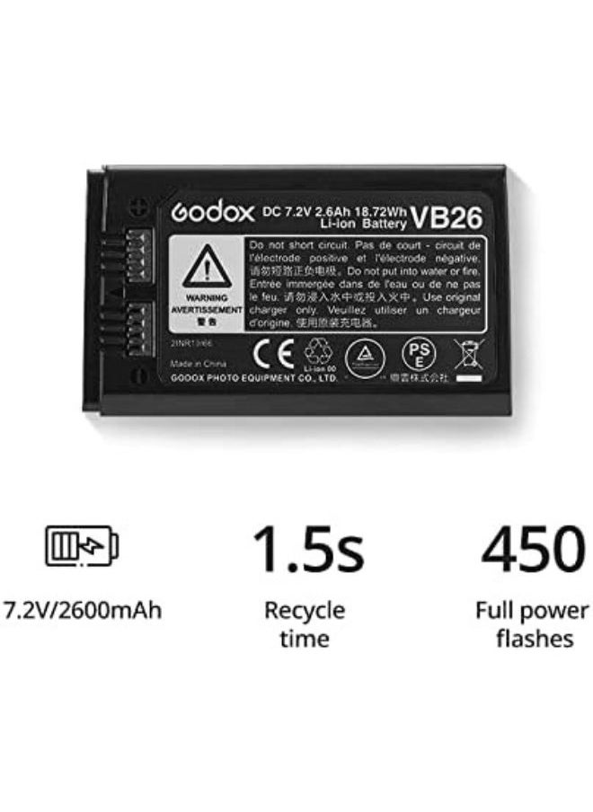 Godox Godox V860III-S TTL Speedlight Flash for Sony – 2.4G HSS Camera Flash Light with Modeling Lamp, Fast Recycle, Li-ion Battery – Professional Godox Flash for Photography  - Image 5