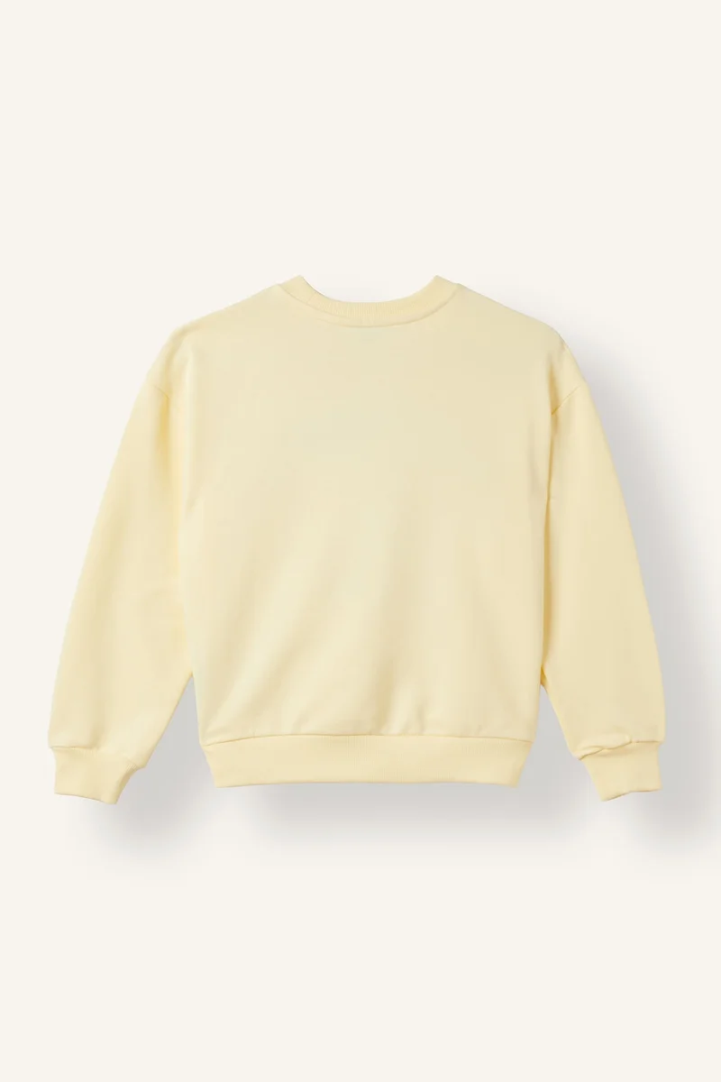 Defacto Relax Fit Animal Print Crew Neck Sweatshirt