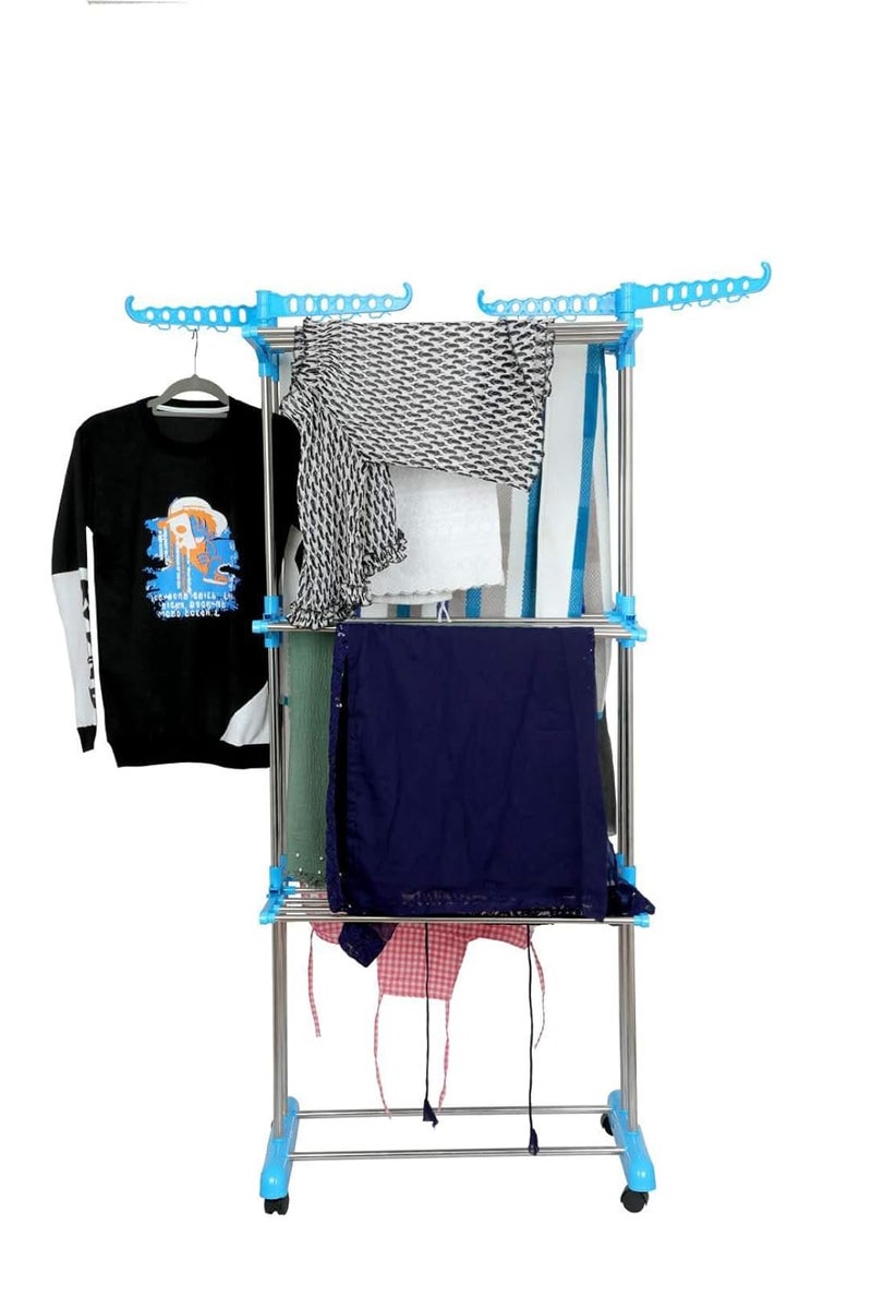 WayMore Cloth Drying Stand Jumbo 2 Poll 3 Layer - Image 2