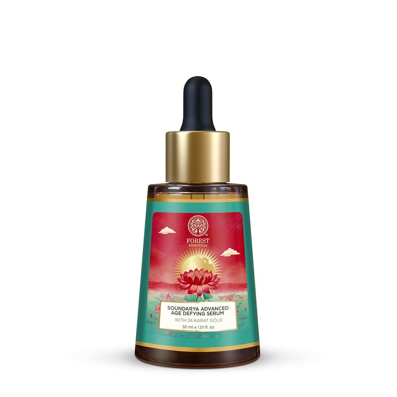 Forest Essentials Advanced Soundarya Age Defying Facial Serum with 24K Gold - Image 1