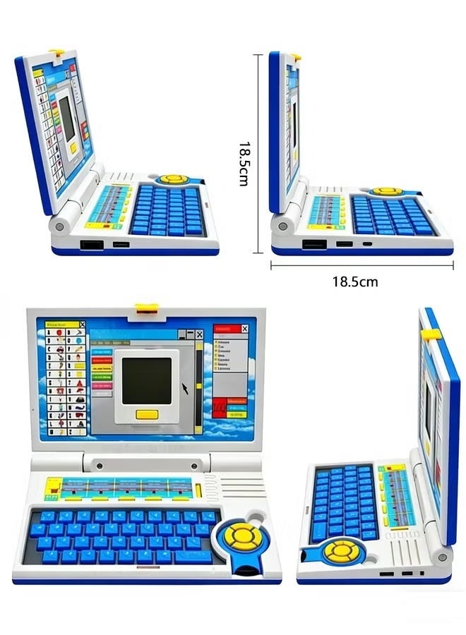 English Learner Educational Laptop for Kids, Interactive Learning Computer Toy with Letters Numbers Words Music Games, Early Development Toy for Boys Girls - Image 2