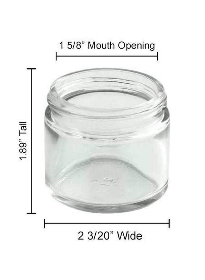 Pinnacle Mercantile 2 Oz Glass Jars Containers Spice Straight Sided With White Metal Lids 24 Ct Case - Image 3