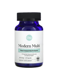ORA Ora, Modern Multi, Plant-Based Multivitamin, 60 Capsules  - Image 1