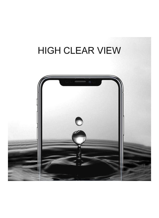 ICS Screen Protector Tempered Glass for Apple iPhone X/XS Black/Clear - Image 2