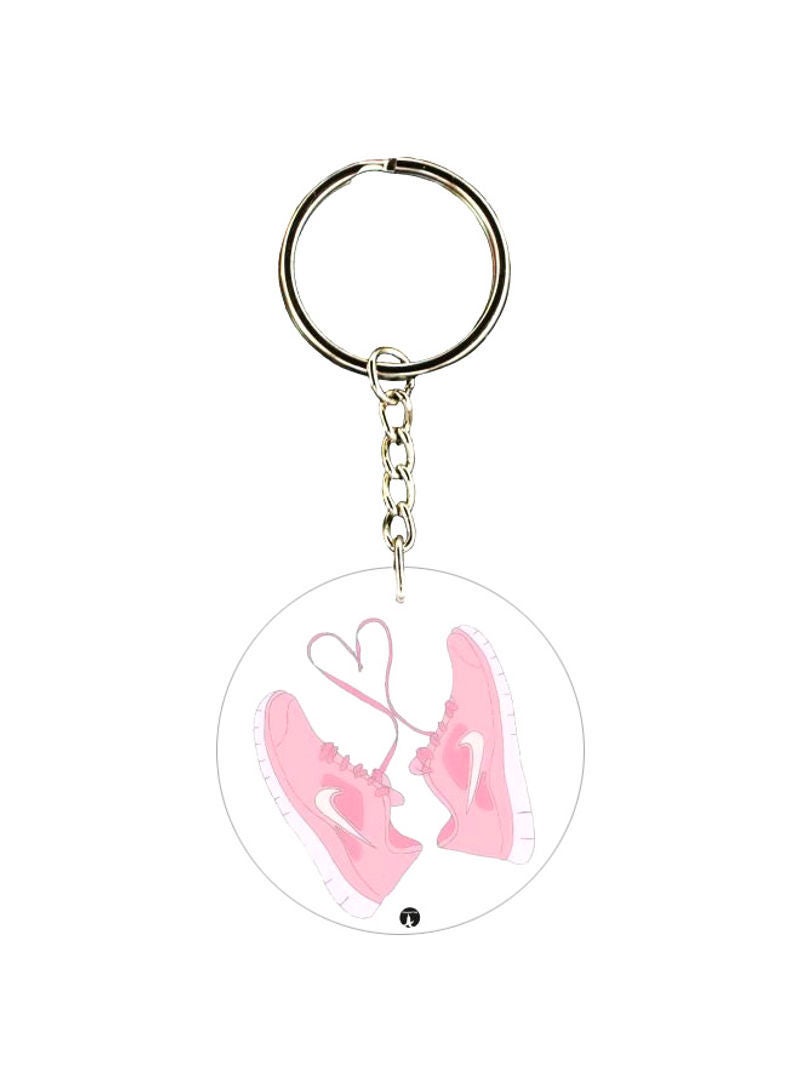 Shoe Printed Double Sided Keychain