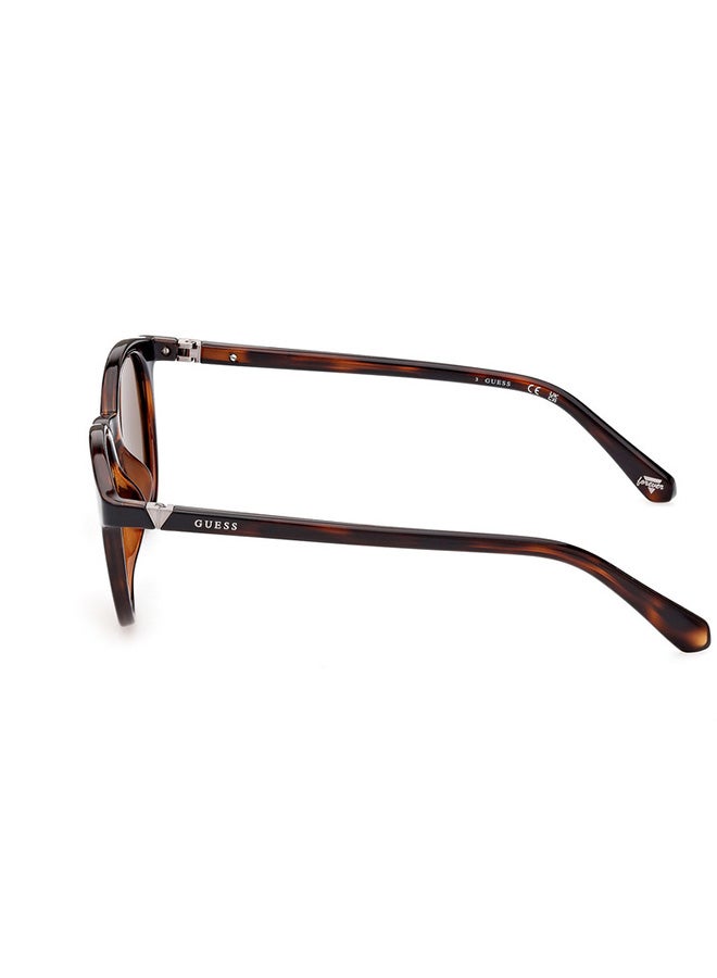 GUESS نظارة شمسية دائرية للجنسين للحماية من الأشعة فوق البنفسجية - GU521652H51 - مقاس العدسة 51 ملم - Image 2