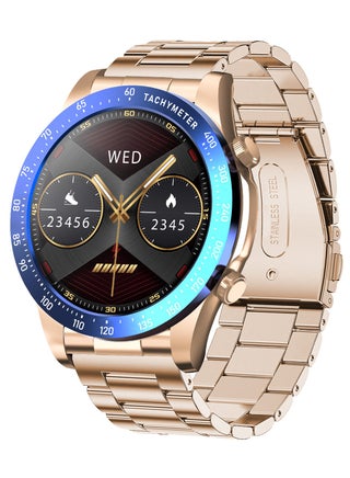 Fashion Men's Smart Watch Business Sports Fitness Tracker Heart Rate Blood Pressure Smartwatch Bluetooth Calls IP68 Waterproof 1.43" AMOLED Screen For Android IOS,Gold - pzsku/ZCD8EA0768F0287E24682Z/45/1747105918/e5725247-0239-4e5f-b803-bf921795d69a