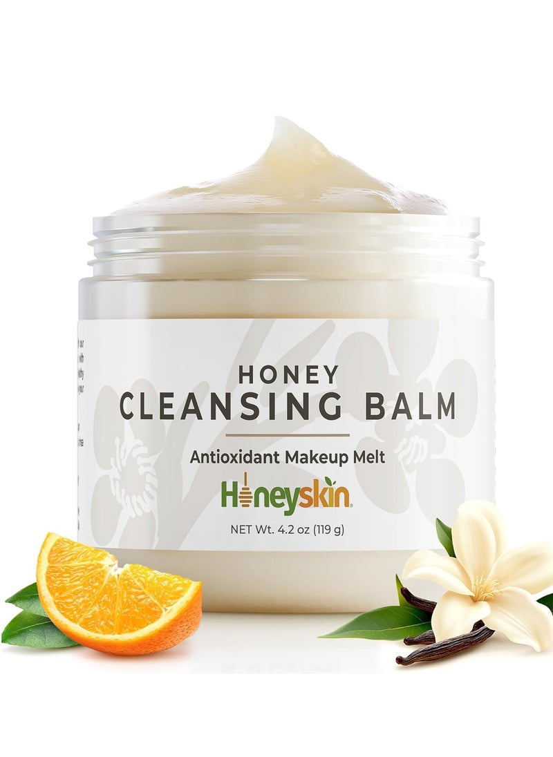 Honey Cleansing Balm Makeup Remover - Face and Eye Makeup Remover for Sensitive Skin Face Wash - Hydrating Facial Cleanser and Gentle to Face Makeup Melting Balm (4oz) - pzsku/ZCD8ECD5AAB64686C7905Z/45/_/1740139119/ef94ab04-c278-4610-816c-dbcf18145603