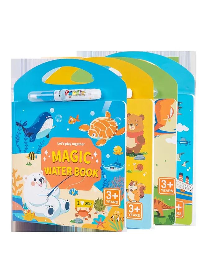 Dinosaur Watercolor Doodle Sticker Scene Toy Holiday Gift For Children - Image 5