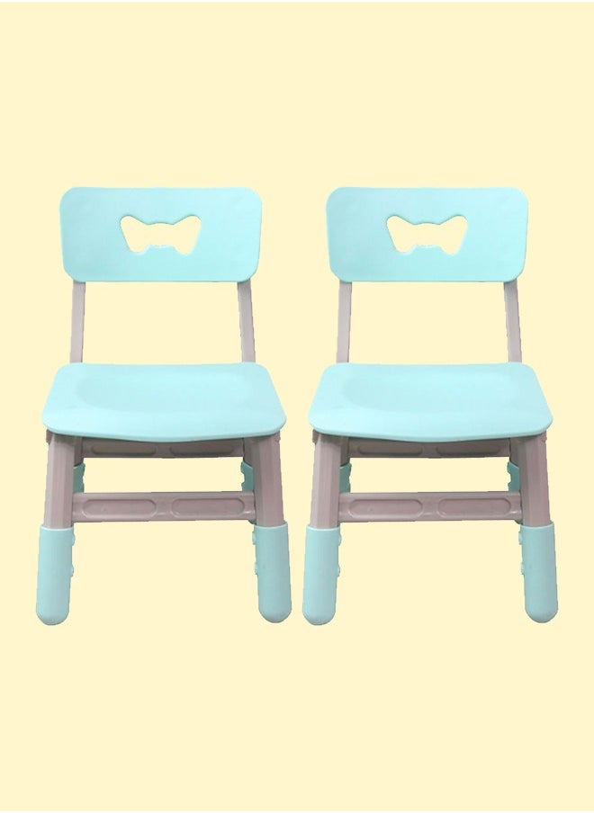 JSAITOYS 2-Piece Mint Green Ergonomic Adjustable Height Chairs  - Image 1