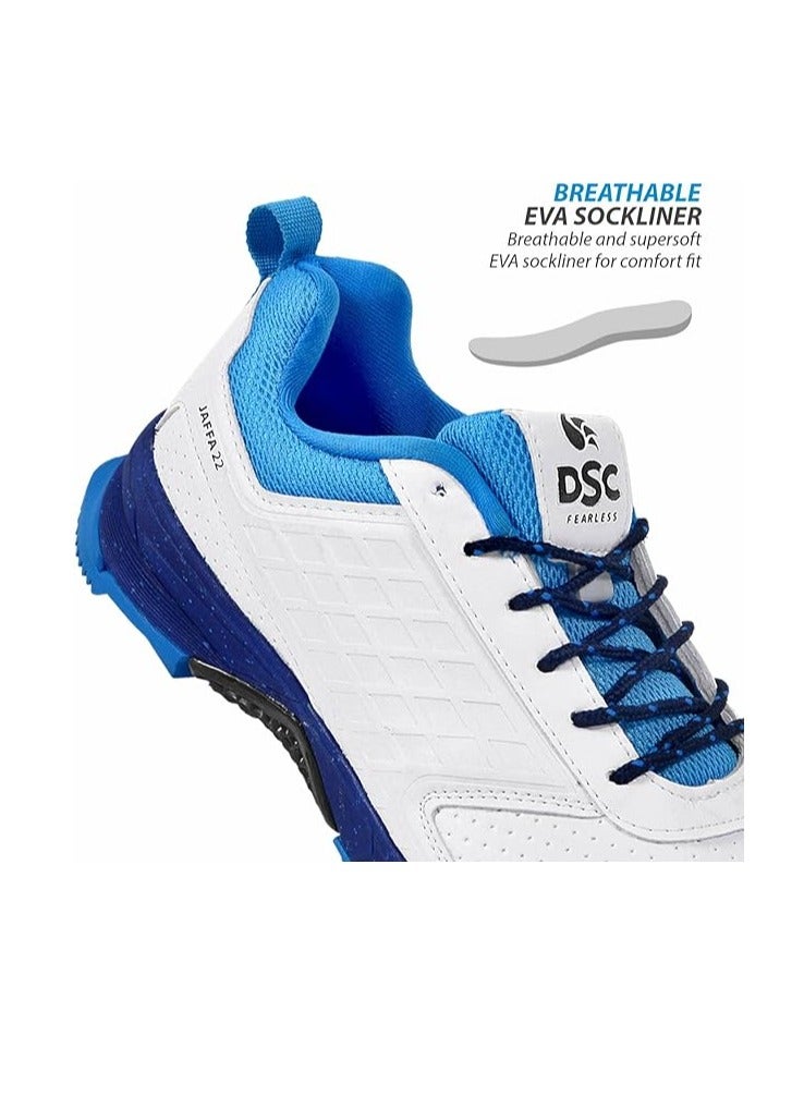 DSC Jaffa 22 Cricket Shoes for Men & Boys | Size 10 UK / 11 US / 44 EU | Breathable Mesh Upper | Non-Slip Durable Sole | Lightweight & Stable for Training & Matches - Image 3