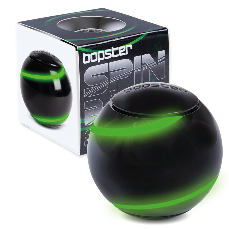 bopster Metal Spin Ball Fidget Hand Spinner Premium Desk Toy for Kids Teens Adults Stress Anxiety Relief Autism ADHD ADD Ideal Christmas Stocking Filler Glow in The Dark - Image 3