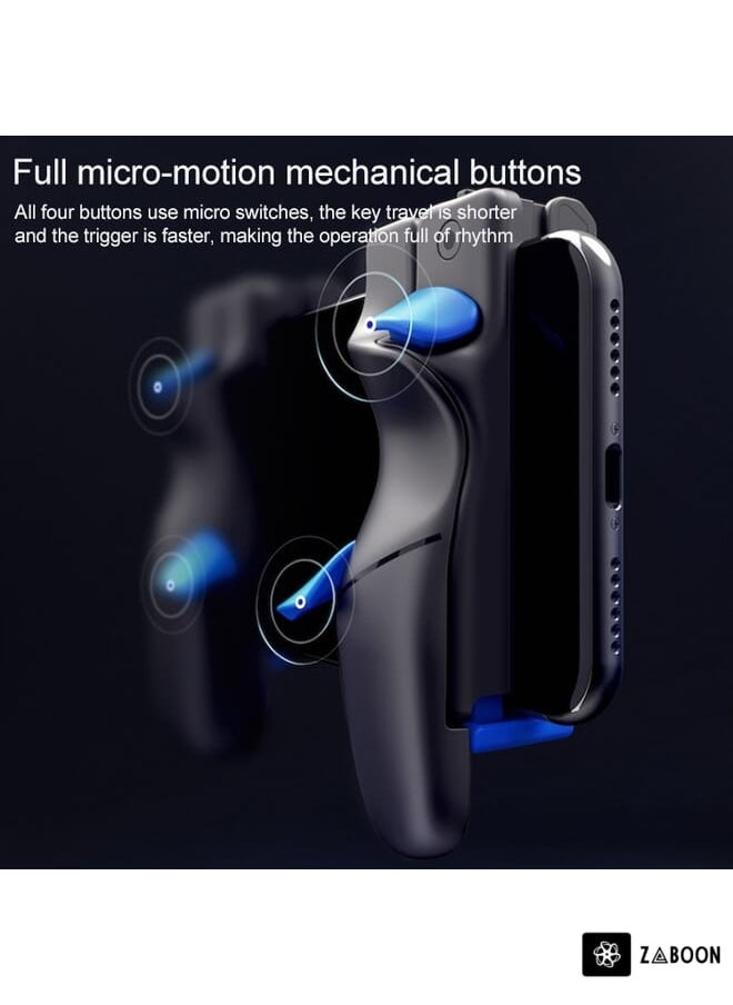Zaboon - FLYDIGI Stinger 2 4 in 1 One-button Burst Shooting Main and Secondary Button Capacitive Mobile Phone Game Button Set, Compatible with Android and IOS Systems - Image 1