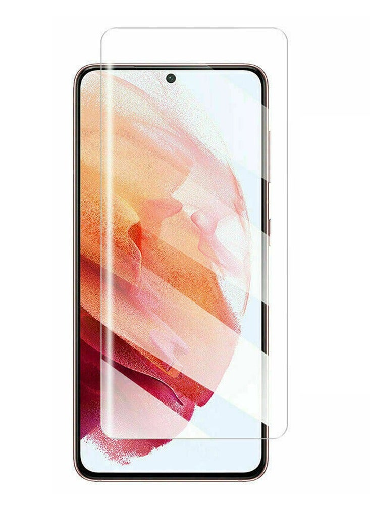 UV Screen Protector for Samsung Galaxy S21 Tempered Glass 9H Adhesive Nano Liquid UV Glue Full Coverage  - Image 1