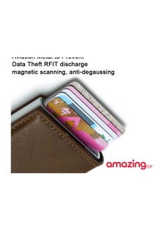THE PACK Card Holder  Wallet Men Carbon Fiber Leather Slim Thin Smart Wallet Minimalist Wallet Gift  - Image 3